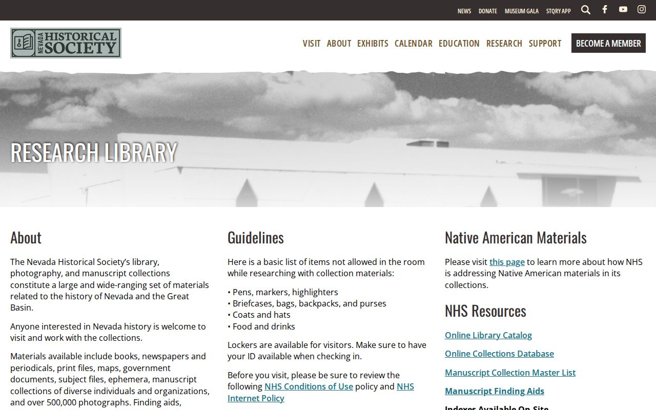 Reno city directory historical society research library holdings
