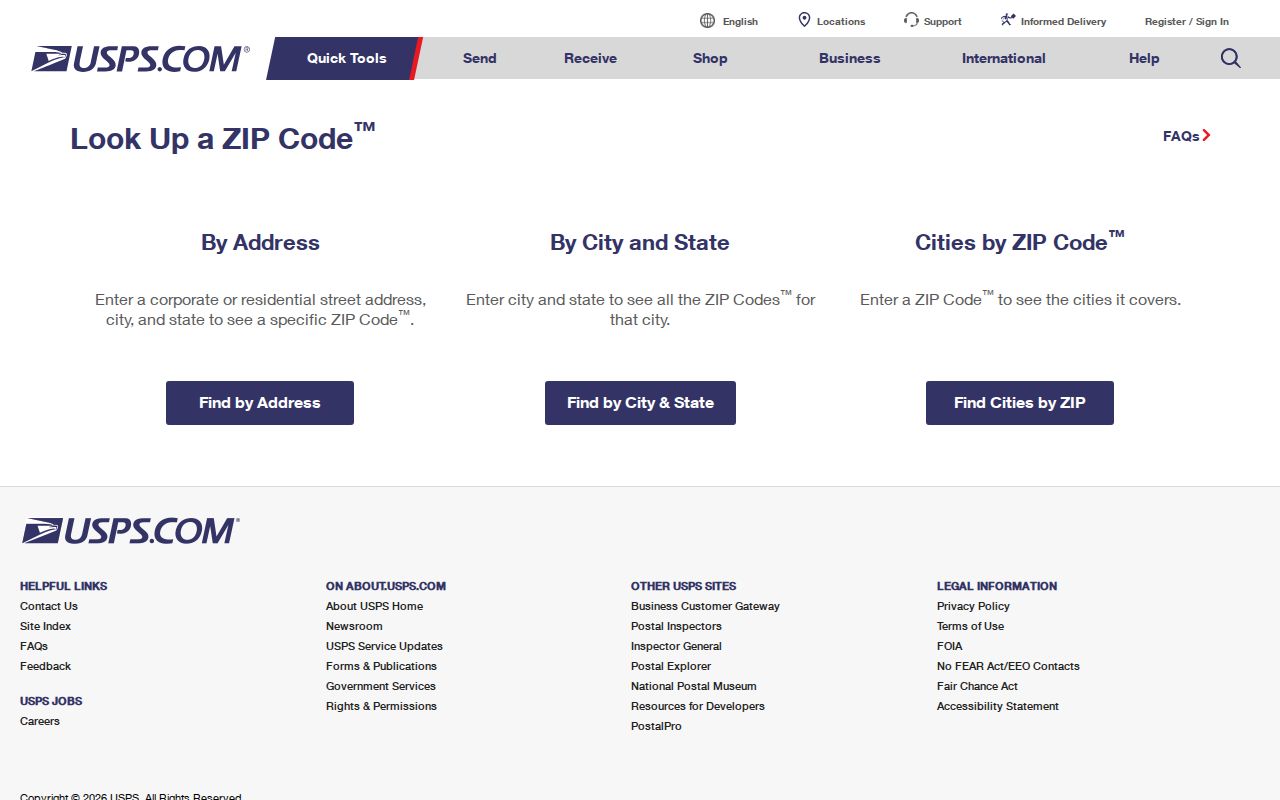Reno ZIP code directory USPS ZIP lookup interface